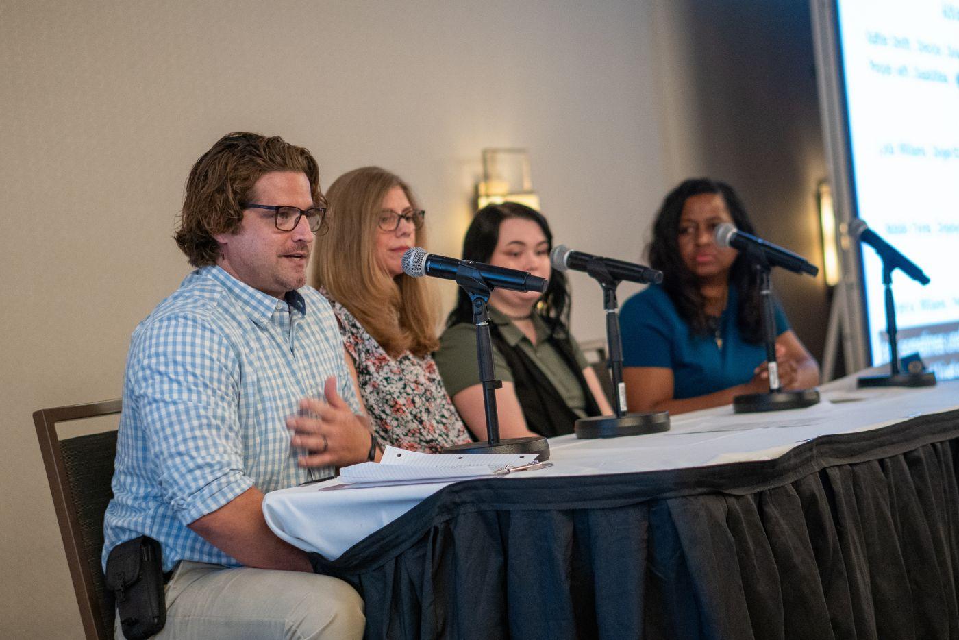 Panel discussion at the ADA event.
