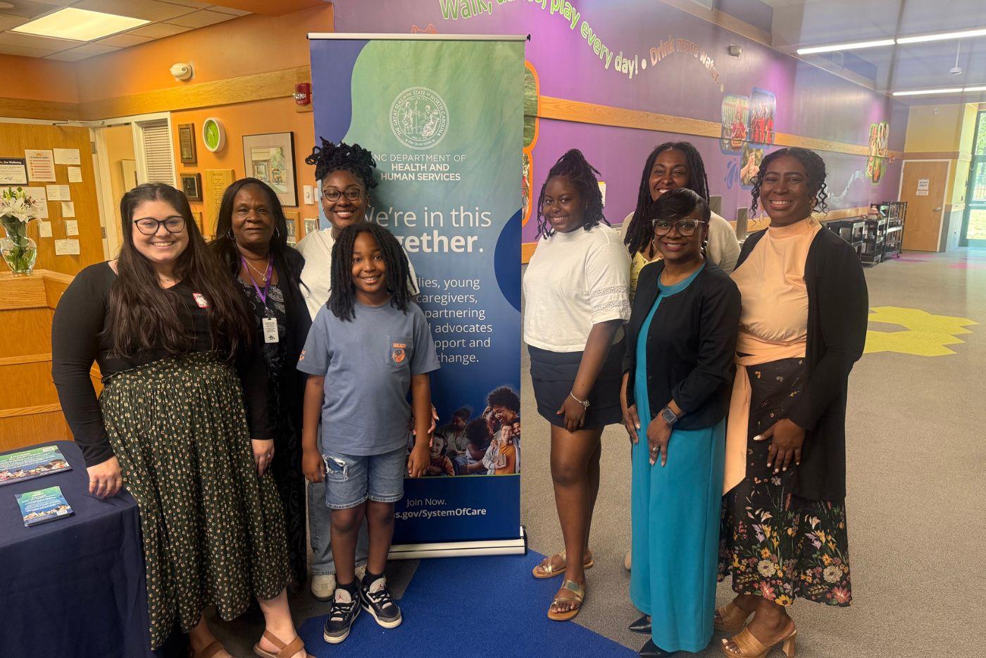 NCDHHS Employees at the System of Care Event 