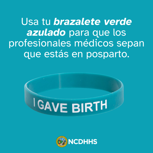 "I Gave Birth" Teal Wristband