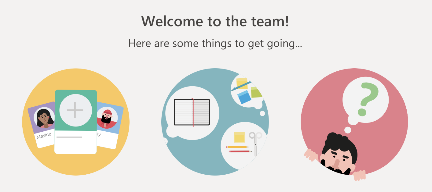 Screen capture of the Microsoft Teams page