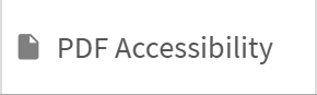 PDF Accessibility tool button