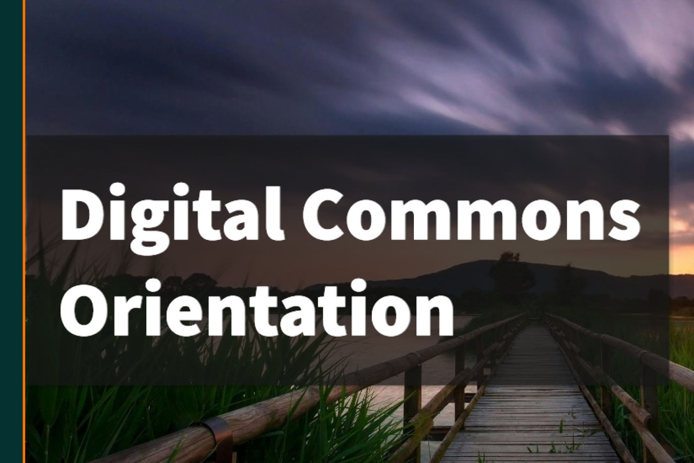Digital Commons Orientation online course image