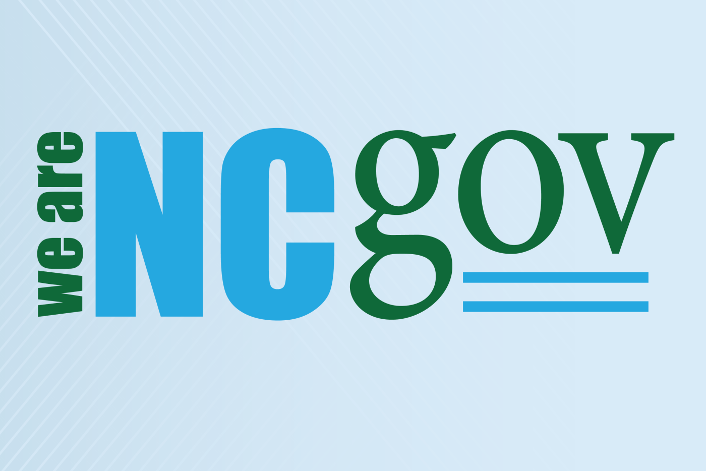 We are NC gov logo