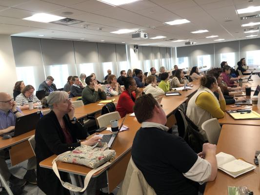 Large crowd at 2019 We Are Digital Commons Event