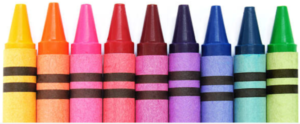 crayons full color