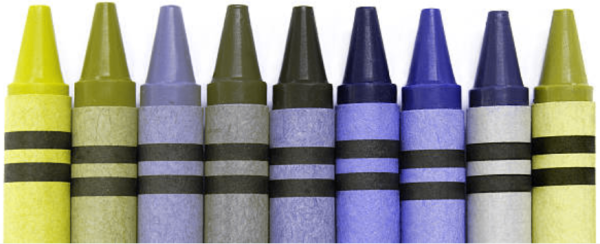 crayons Protanopia 