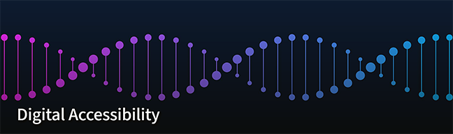 Image saying Digital Accessibility