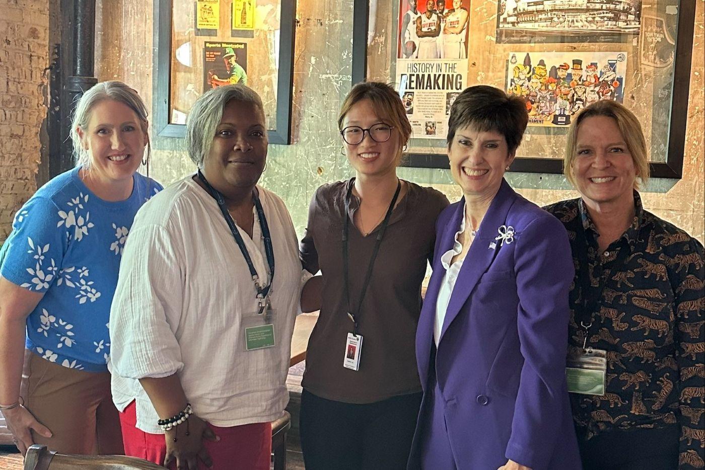 Photo of NCDIT Female Leaders and Lady Cardinal, Sophia Lee