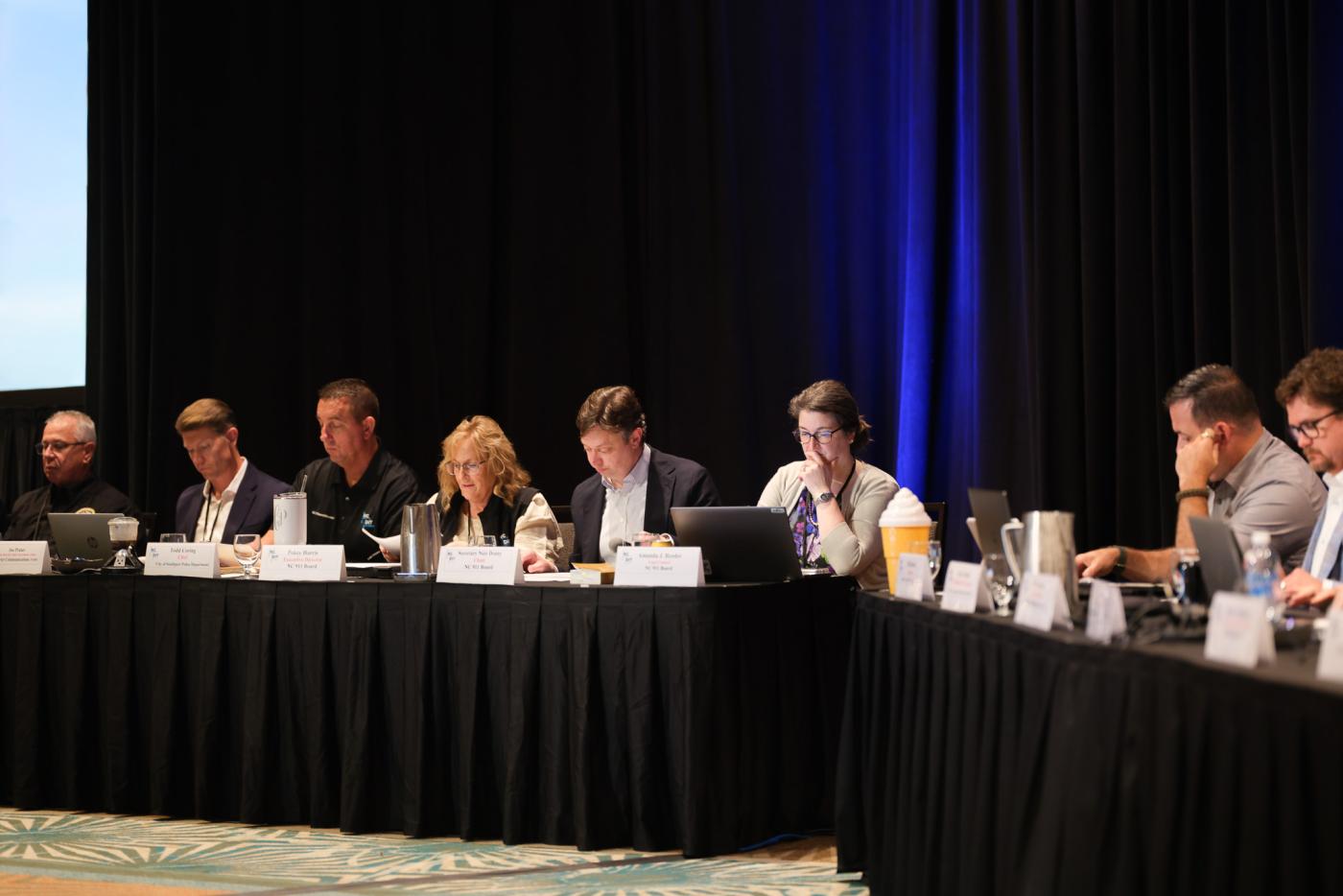 Photo of the N.C. 911 Board during the PSAP Managers Conference