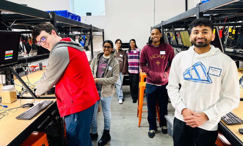 NCDIT Interns Volunteering at Kramden Institute