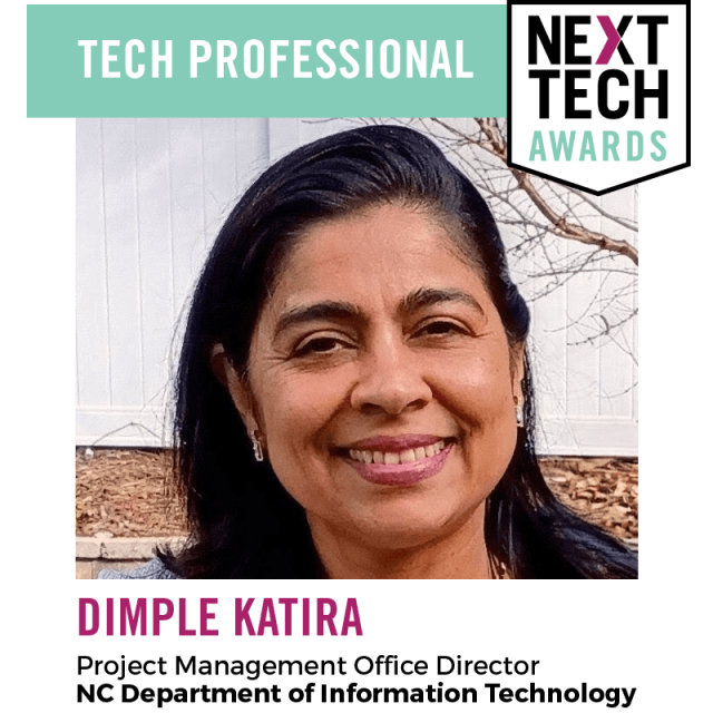 NEXT TECH Awards Winner Dimple Katira in the Tech Professional Category