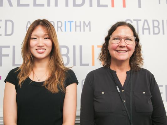 Lady Cardinal Sophia Lee and NCDIT M365 team lead Karen Mann.