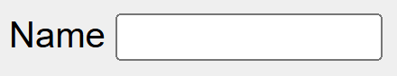 name textbox example