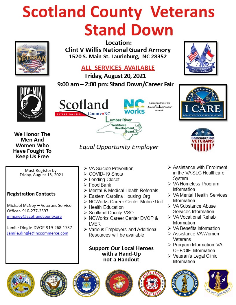 Scotland County Veterans Stand Down