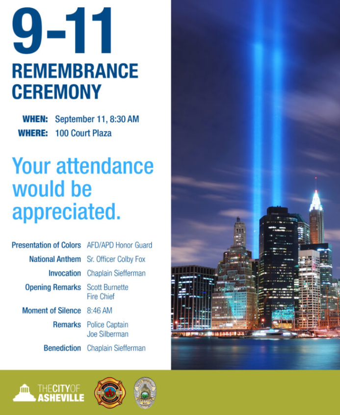 Ashville 9-11 Remembrance Ceremony