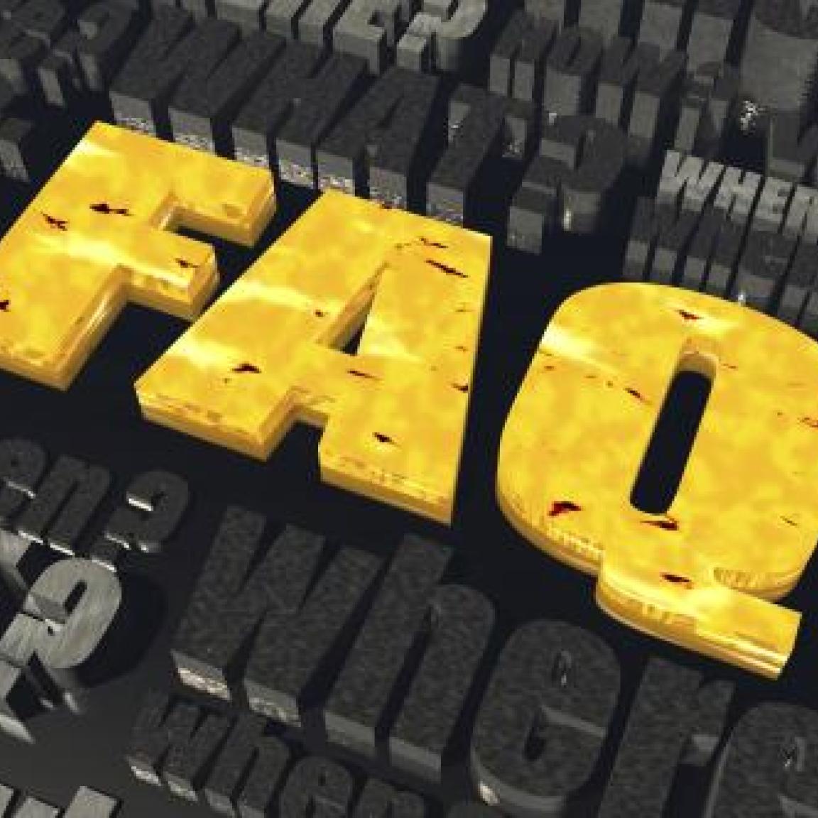 Frequently asked questions graphic