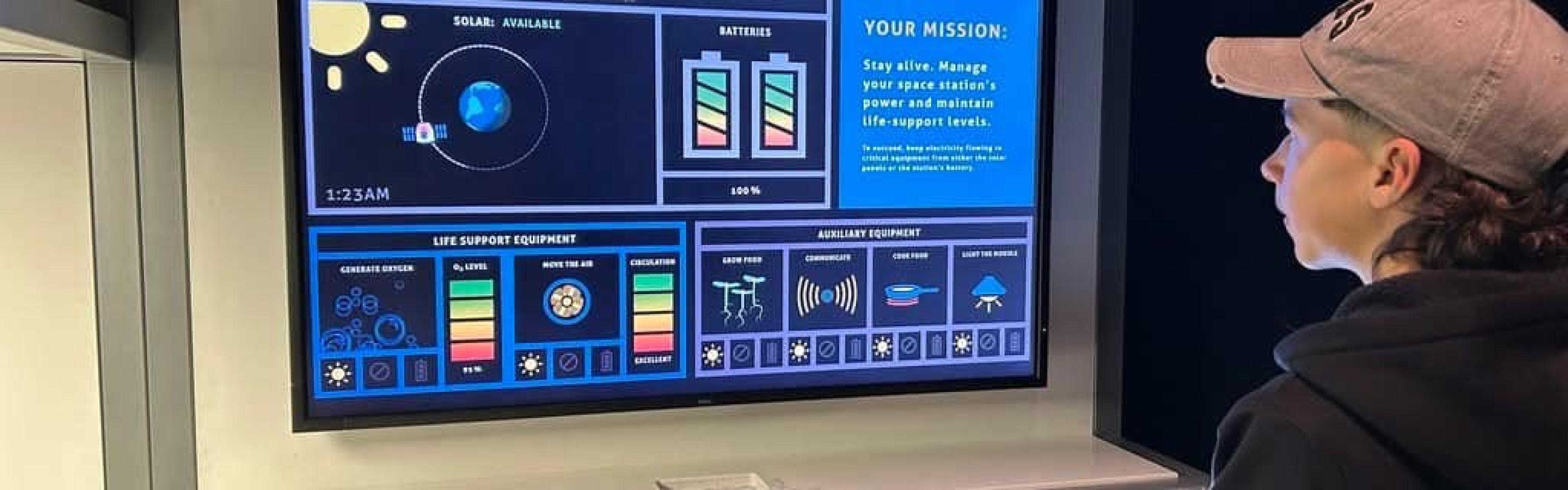 Students learn about space travel 