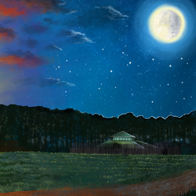 Illustration of Town Creek Indian Mound