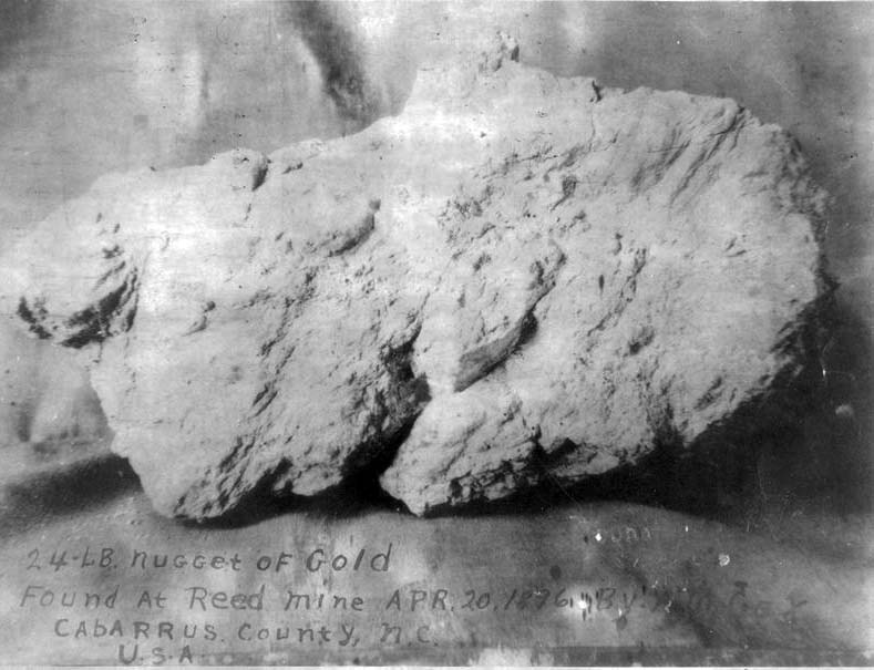 Celebration of 23 Pound Gold Nugget Discovery in 1896 at Reed Gold Mine ...