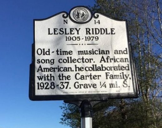 Lesley Riddle 1905-1979 (N-14) | NC DNCR