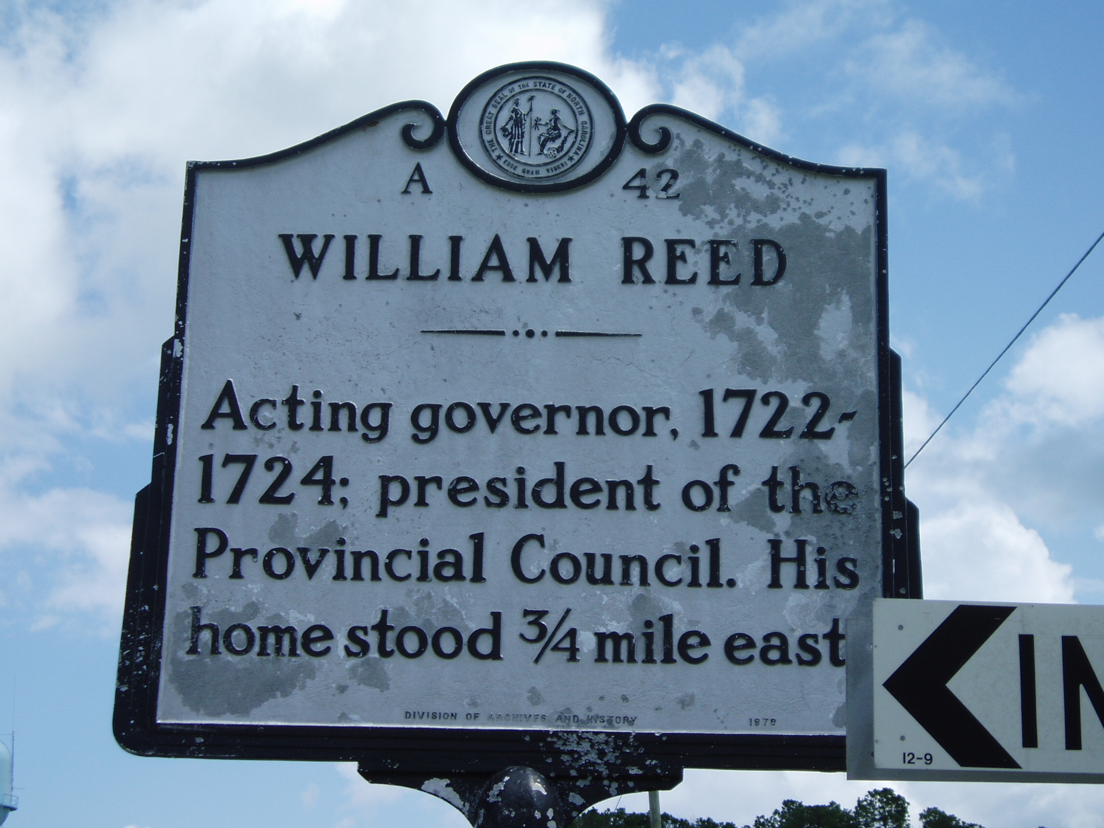 William Reed (A-42) | NC DNCR