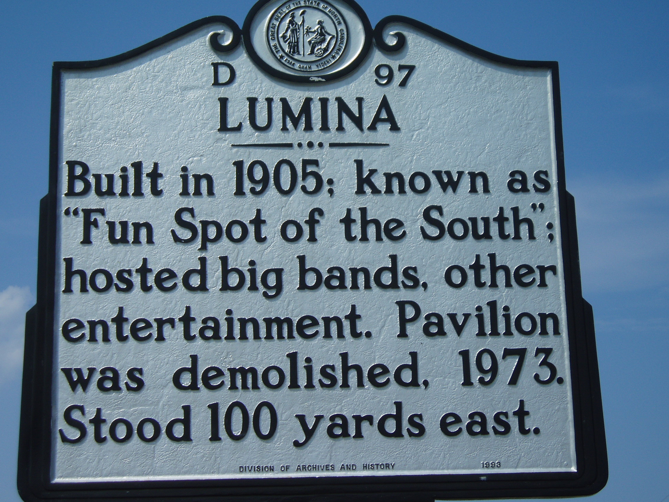 Lumina (D-97) | NC DNCR