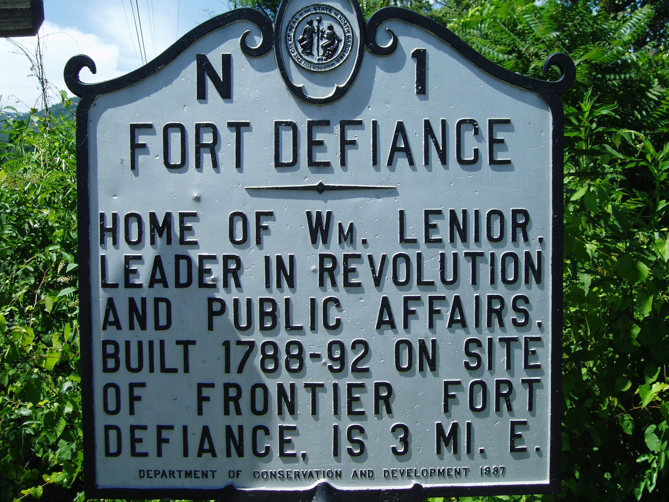 Fort Defiance (N-1) | NC DNCR