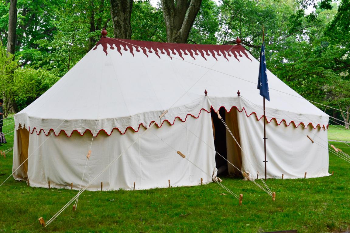 A hand-stitched replica of George Washington’s sleeping and office tent which served as the command center for the Continental Army, is coming to the Tryon Palace historic site in New Bern.