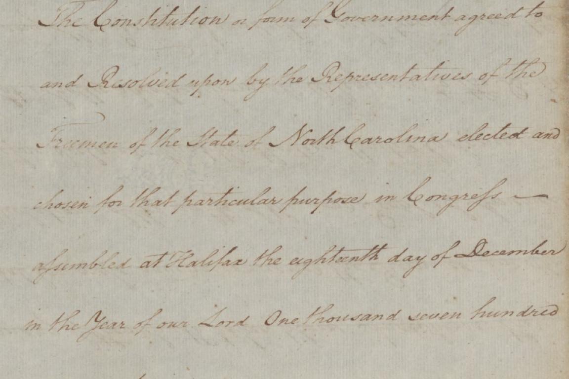 State Archives to Display Original 1776 State Constitution at Capitol 250: NC Freedom Fest July 4