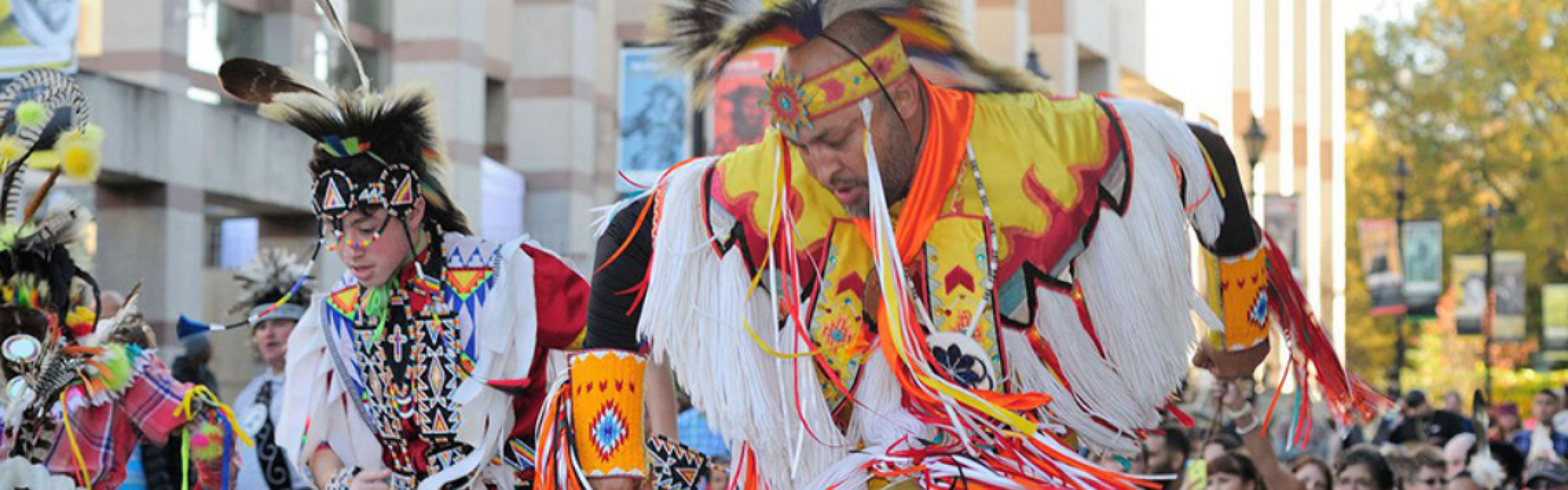 Native American dancers.