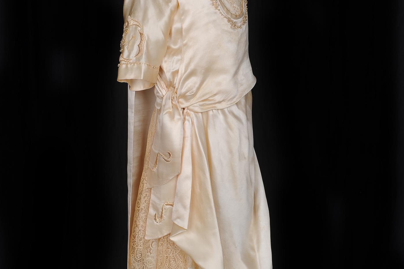 A dress on a mannequin. 