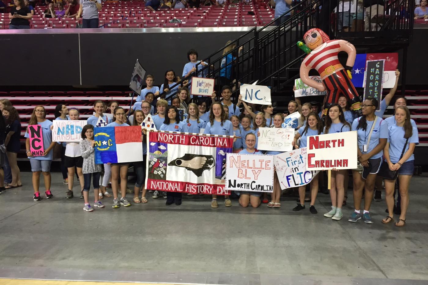 NC students at the NHD Award Ceremony