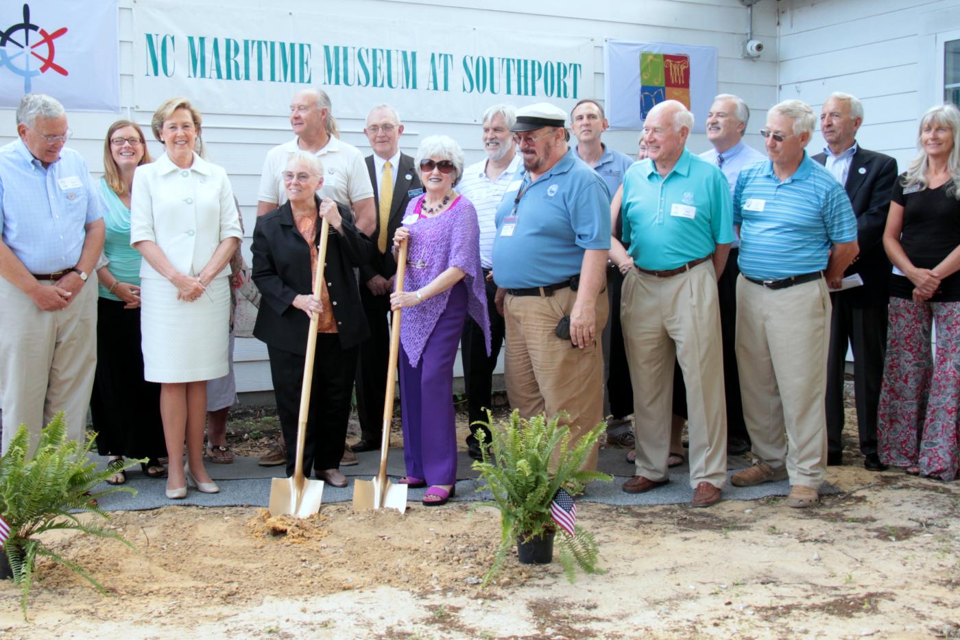 Staff of the North Carolina Maritime Museum at Southport.