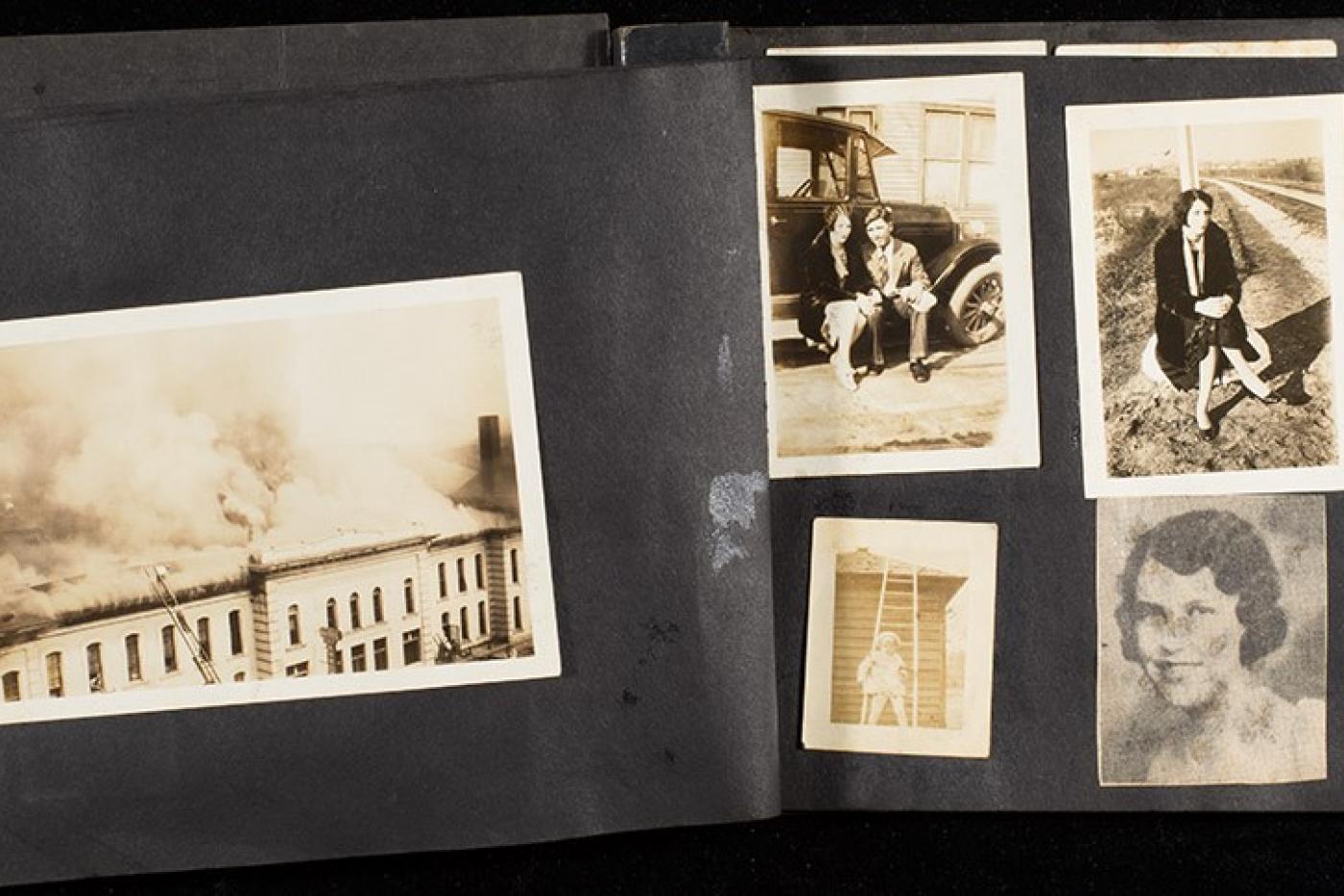 An album of old photos