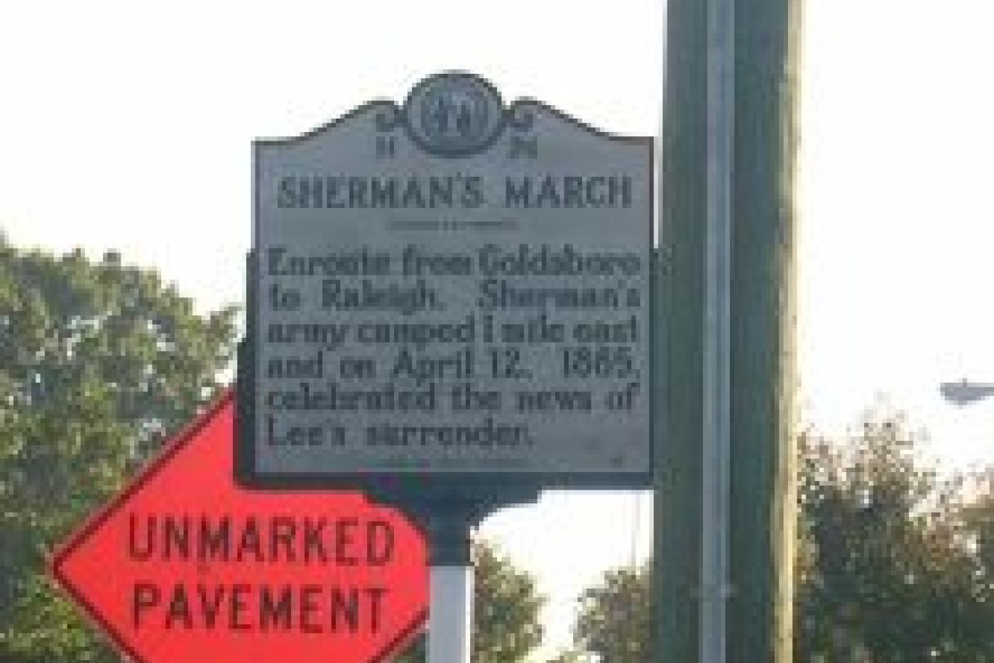Sherman's March (H74) NC DNCR
