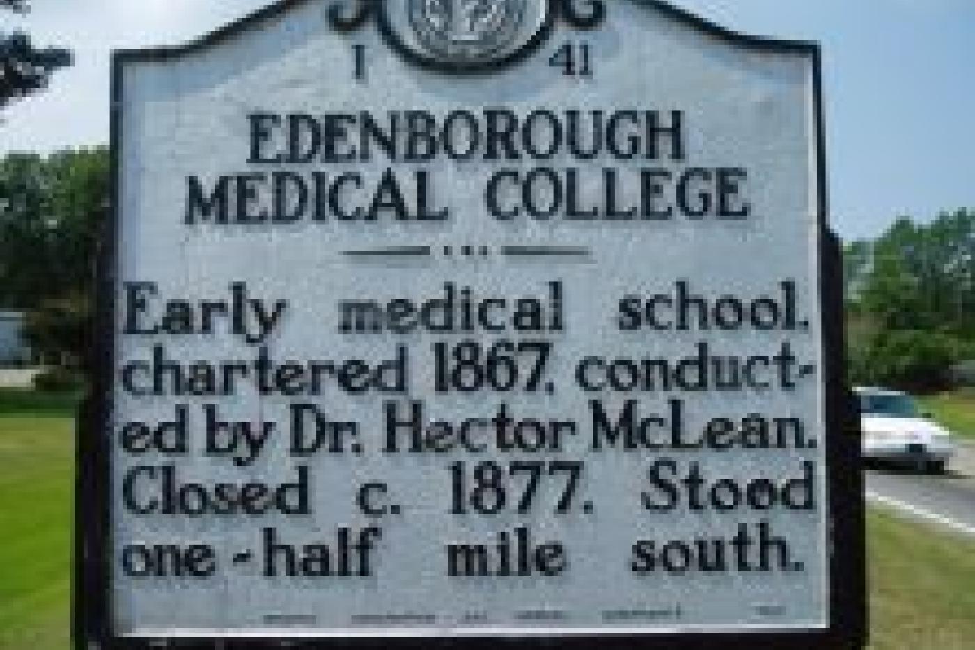 Edenborough Medical College (I41) NC DNCR