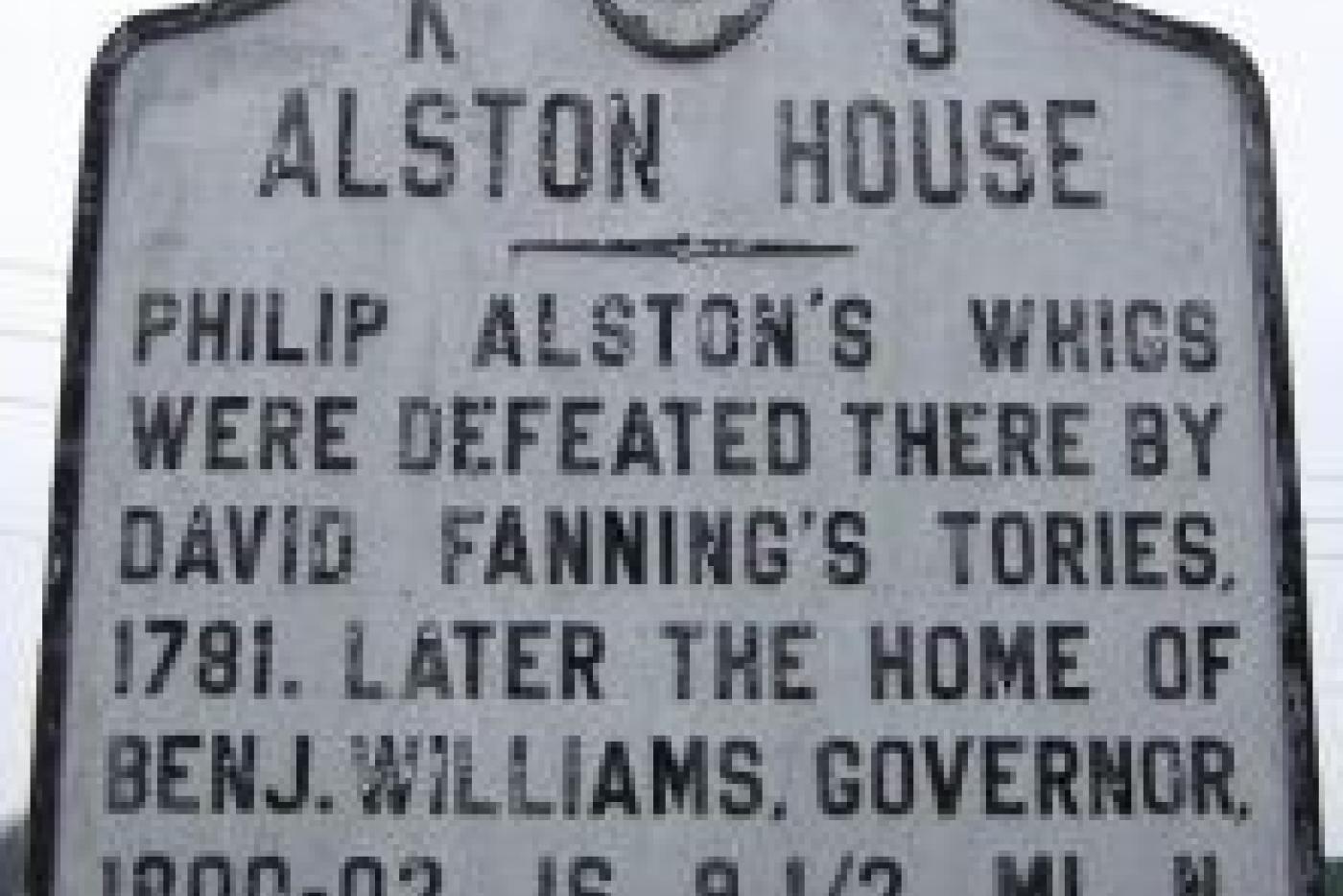 Alston House (K9) NC DNCR