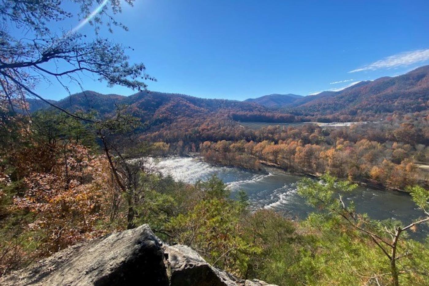 Lover's Leap within western North Carolina.