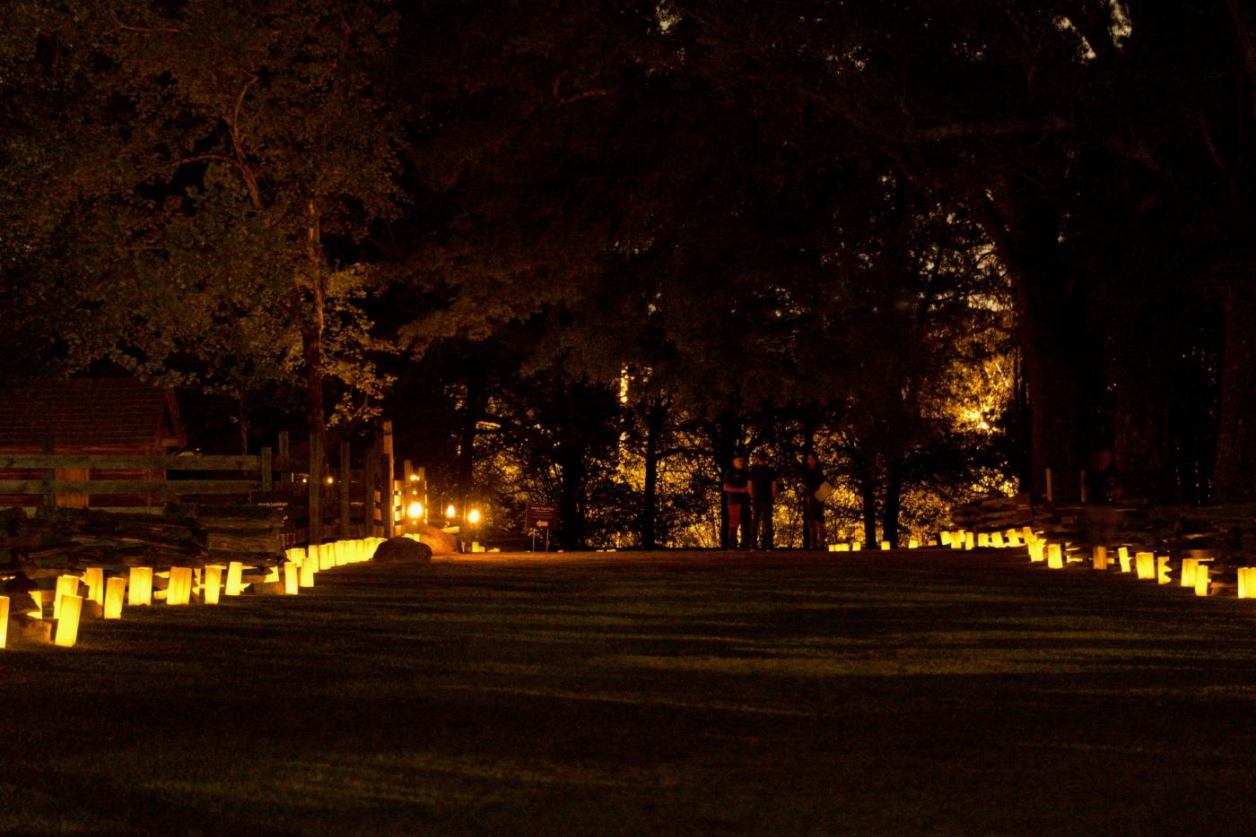 Bennett Place State Historic Site will place luminaries Sept. 20 to commemorate people enslaved in North Carolina.