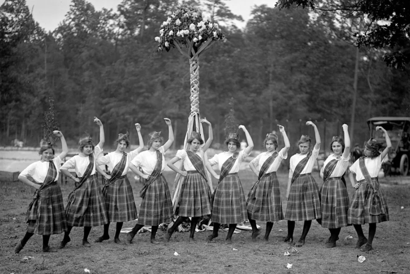 May Day at Flora MacDonald College.