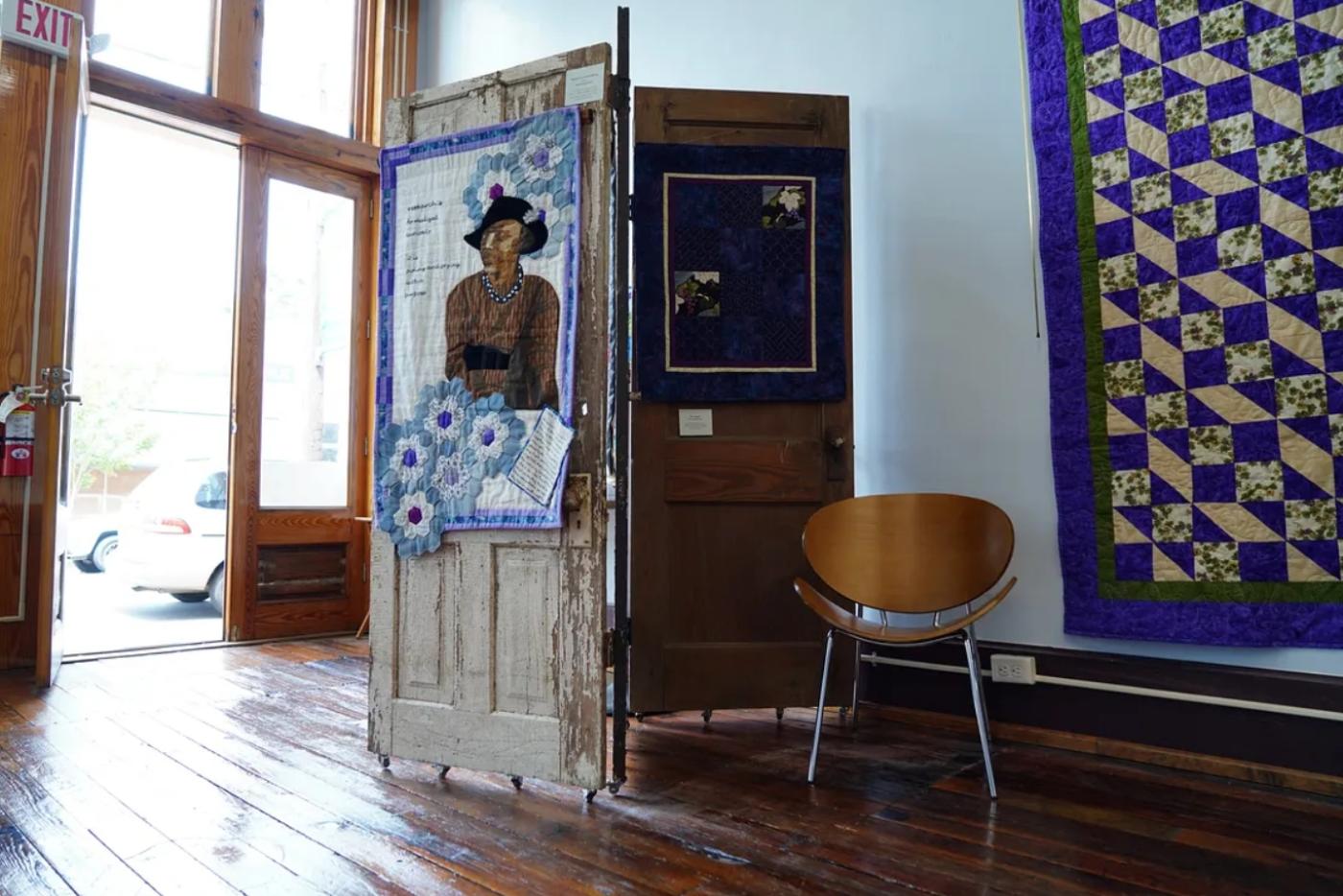 The entrance to Frontier Warren and “Job’s Tears” by Jereann King Johnson