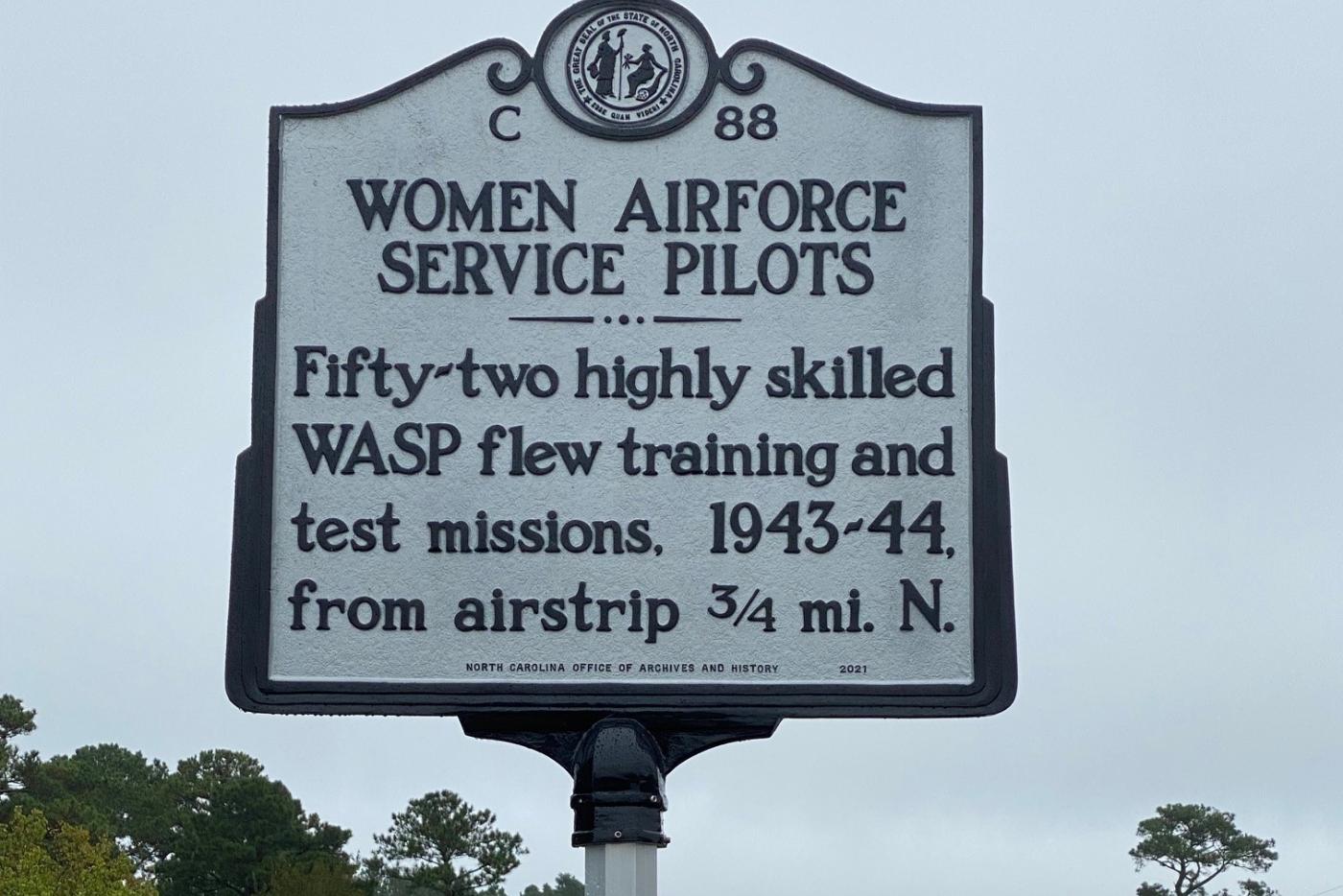 C-88 Women Airforce Pilots historical marker