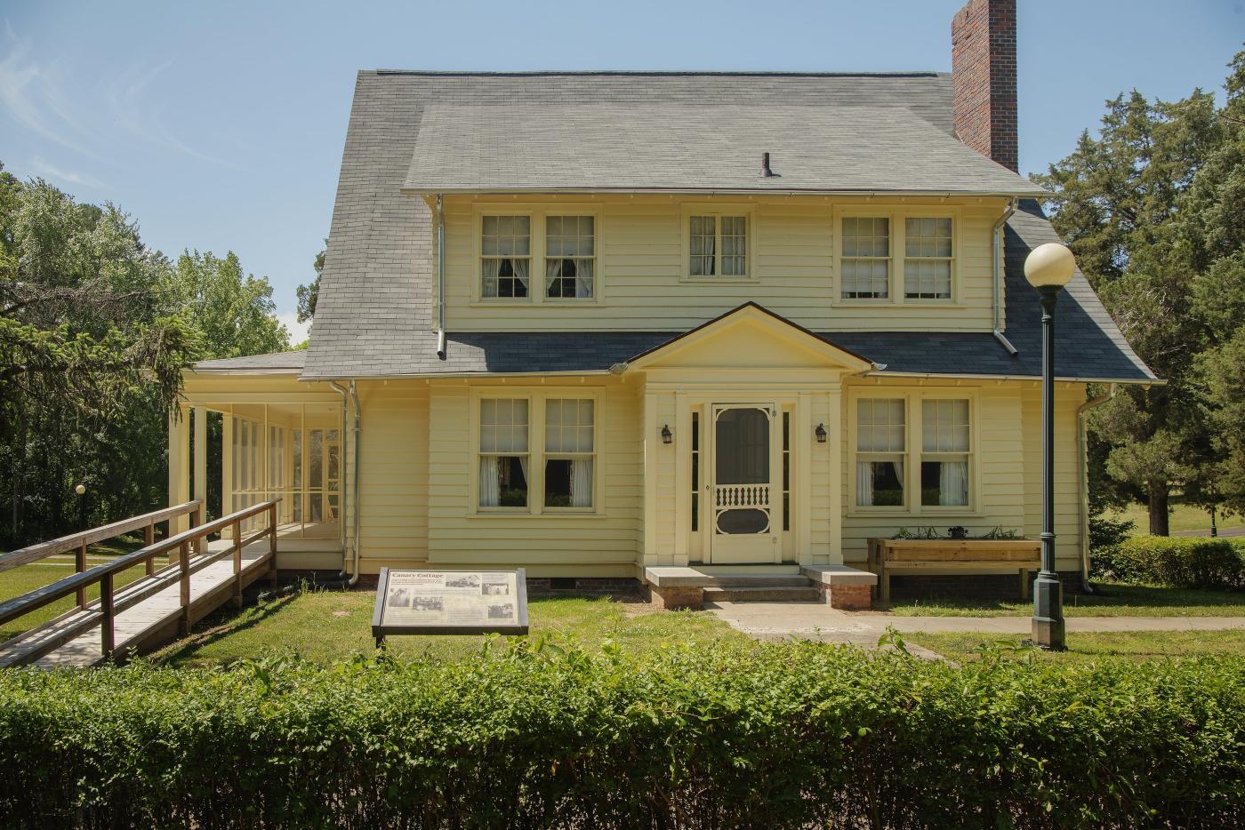 The Canary Cottage at the Charlotte Hawkins Brown Museum.