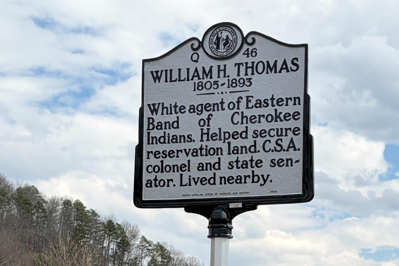 Q-46 William H. Thomas historical marker