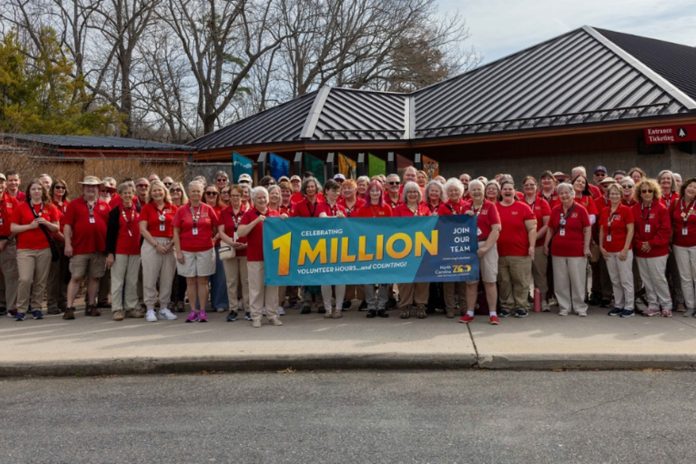 North Carolina Zoo Celebrates One Million Hours of Volunteer Support