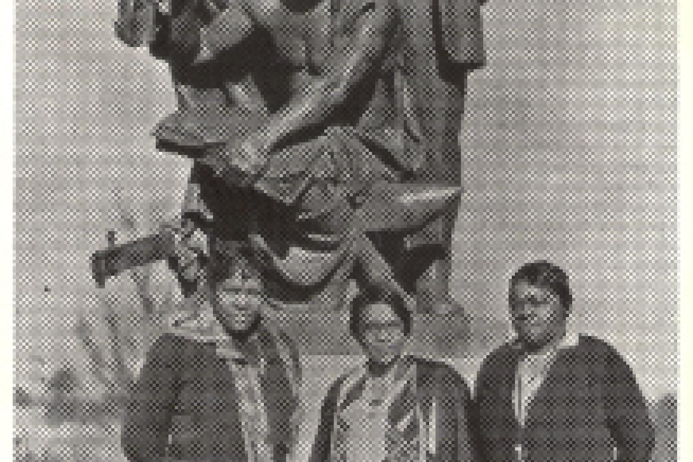 From left to right, Nannie Helen Burroughs, Charlotte Hawkins Brown, and Mary McLeod Bethune, in 1922