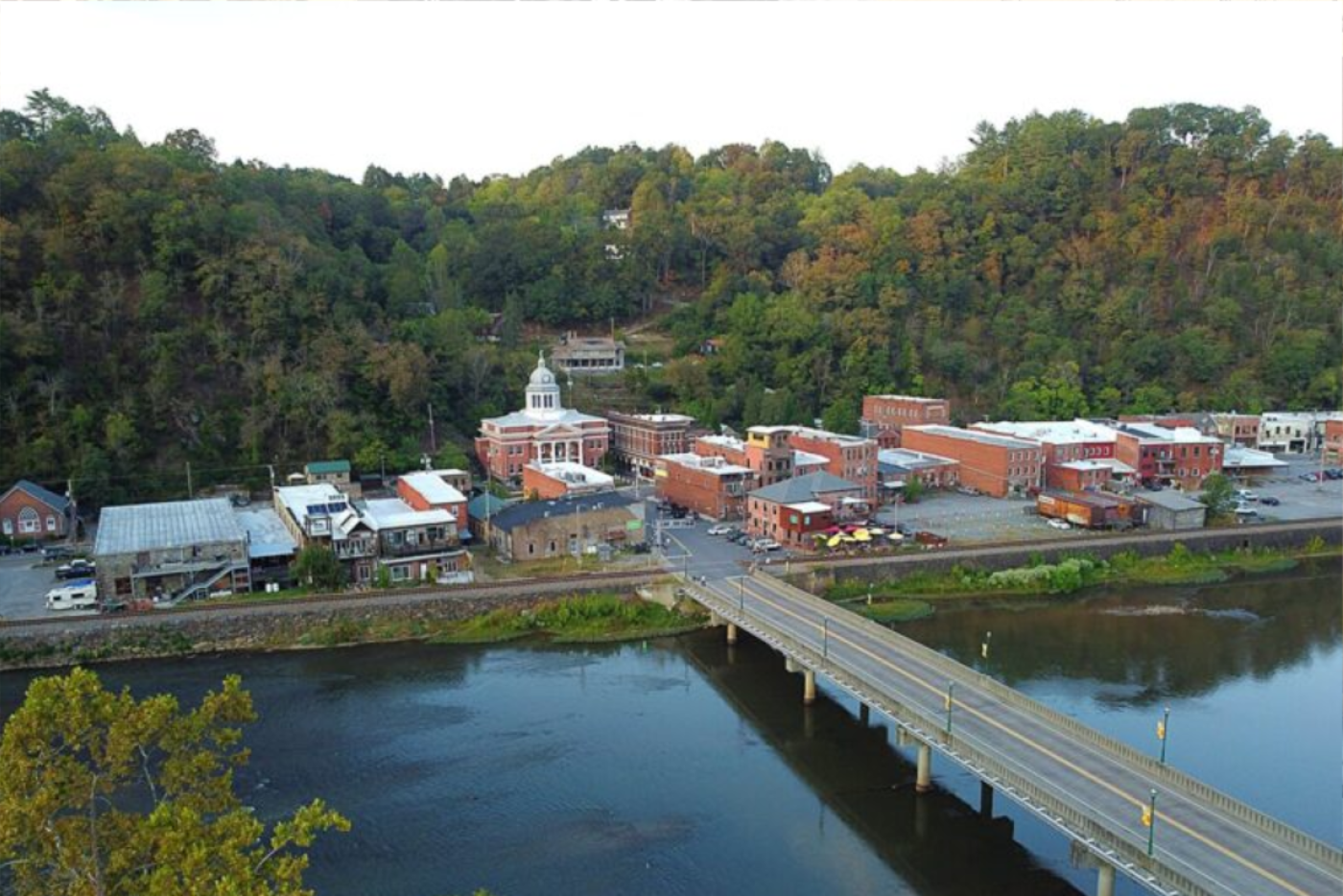 Drone View of Marshall Town
