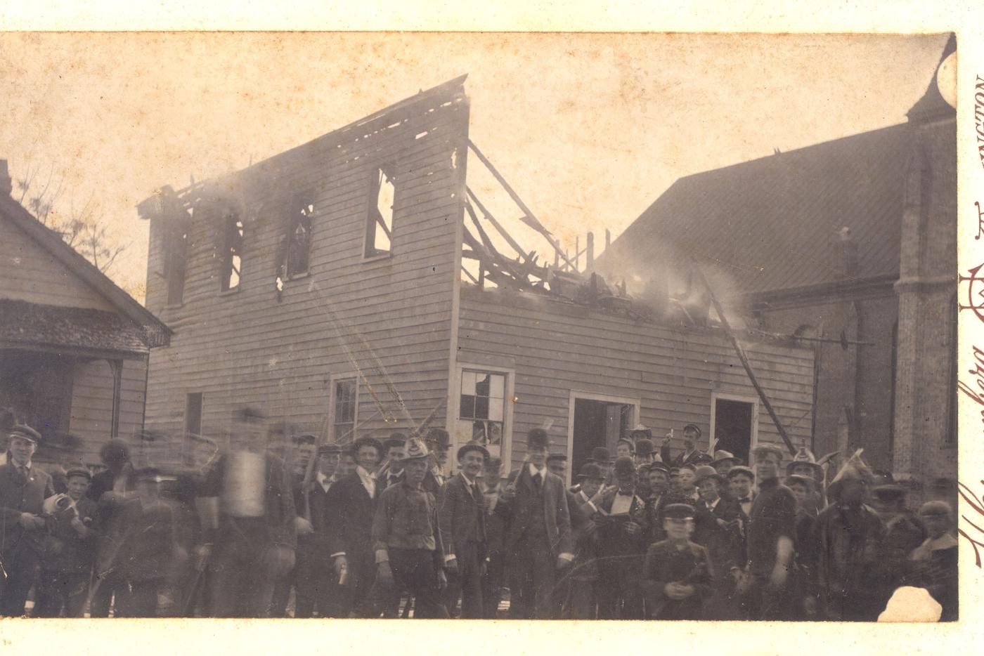 A newspaper clipping of the 1898 Wilmington Coup.