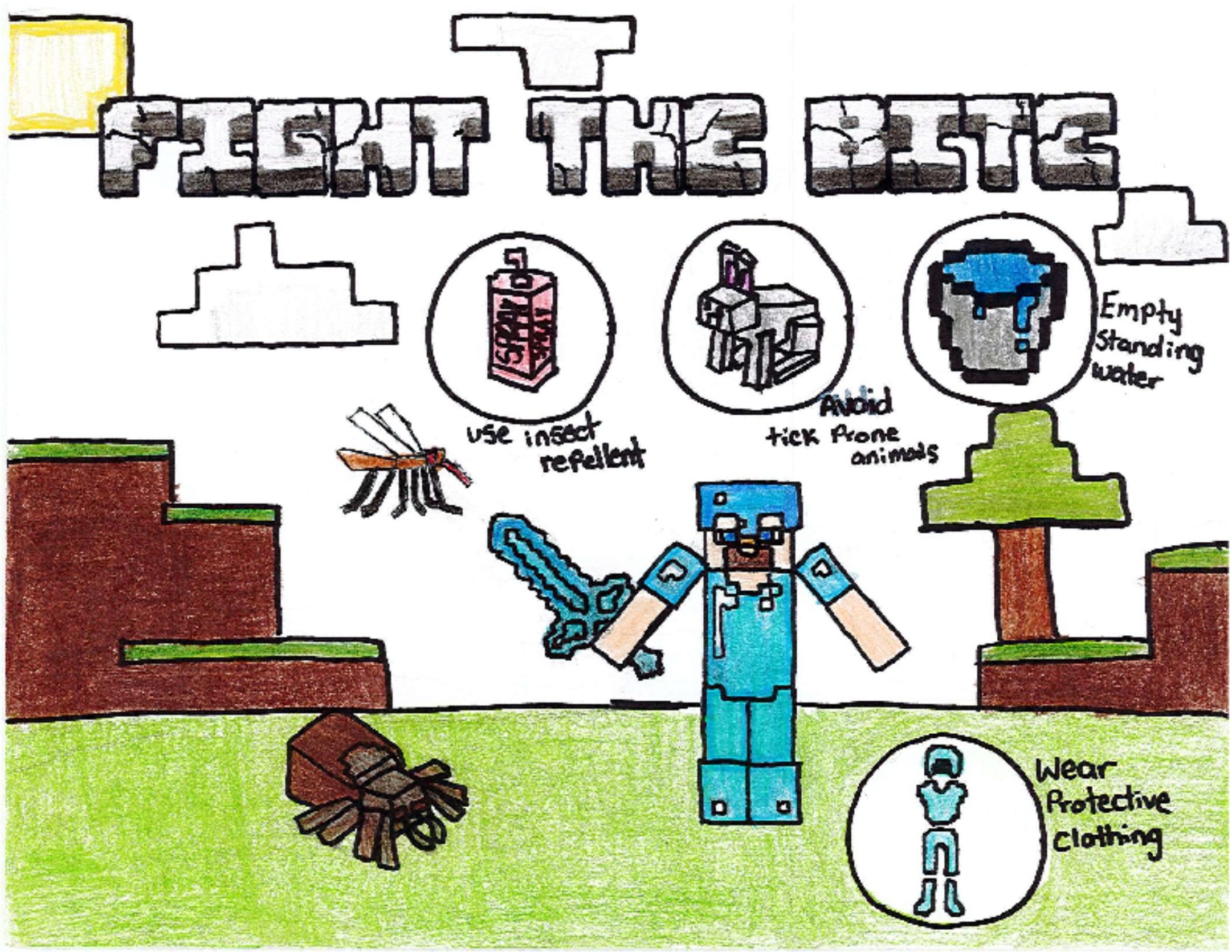 Fight the Bite Contest Winners Artwork