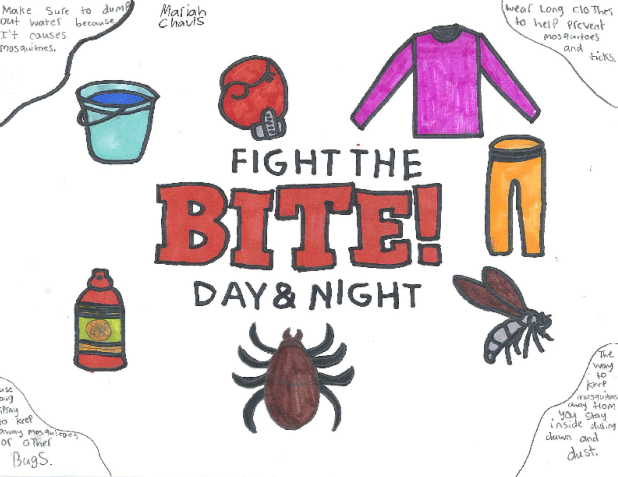 Fight the Bite Contest Winners Artwork